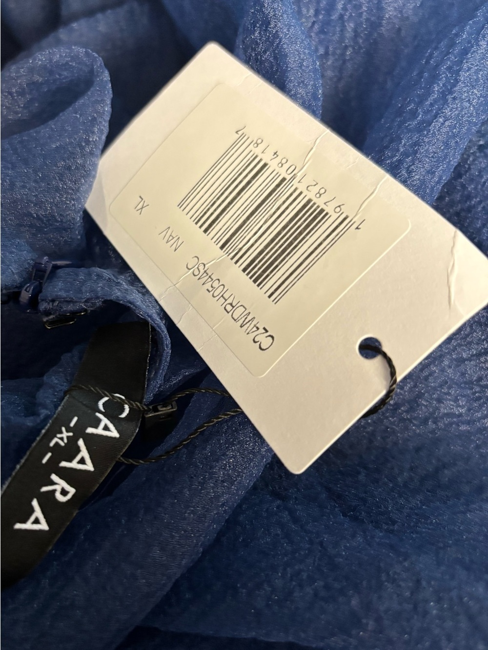 NWT CAARA Melody Navy Ted Baker Factory Maxi Dress  Size XL , Small , Medium - Picture 10 of 11